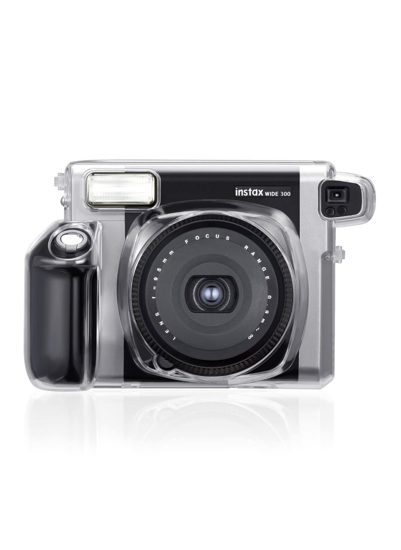 KASTWAVE Ransparent Case, Crystal Hard Cover with Precise Cutout, Protective Case Clear Compatible with Fujifilm Instax Wide 300 Instant Film Camera  - Image 1