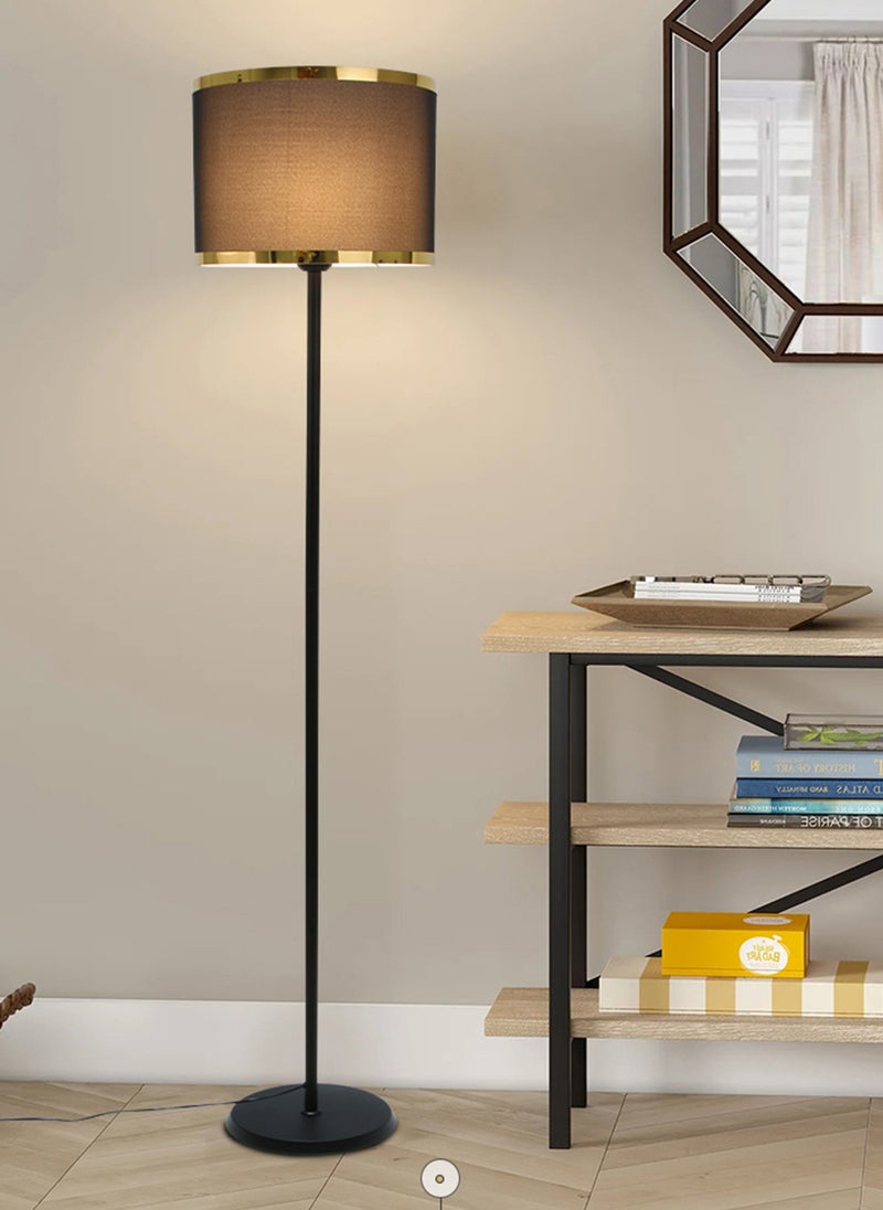 Sharpdo Simple Modern Dimmable Vertical Floor Lamp 12W Black 25x30x142 centimeter - Image 1