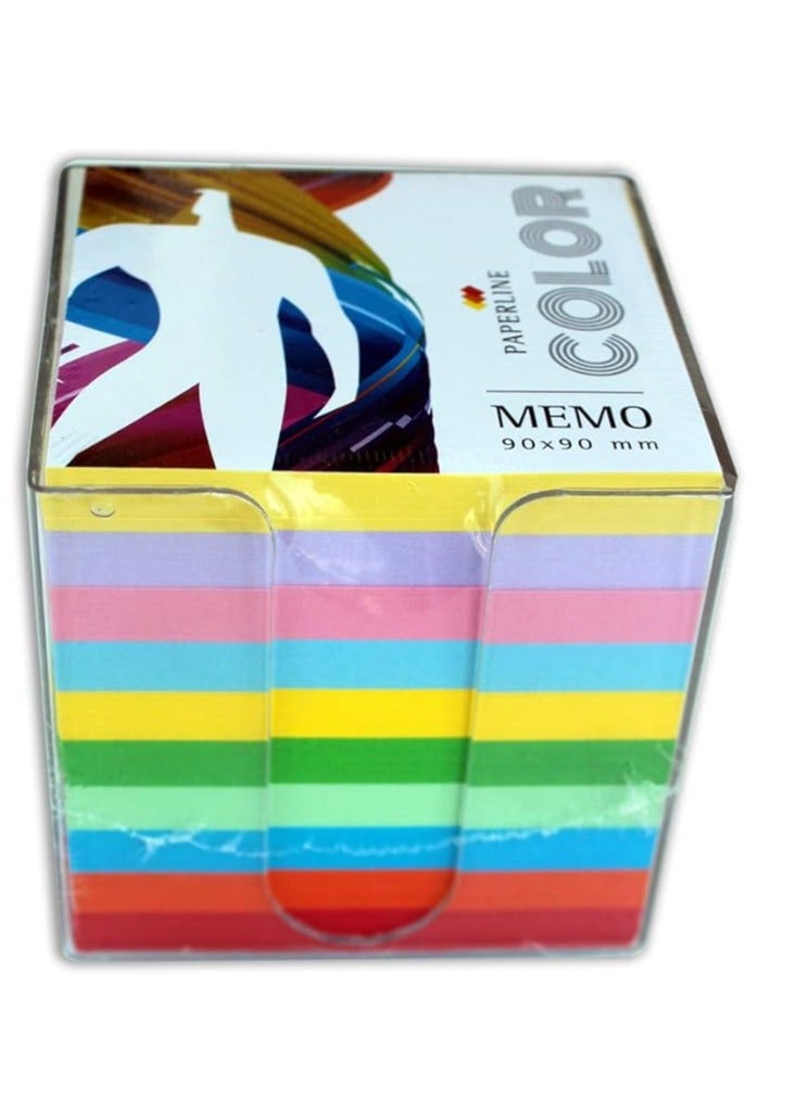 paperline Notes Cube Box Colorful 870 Sheets - Image 2