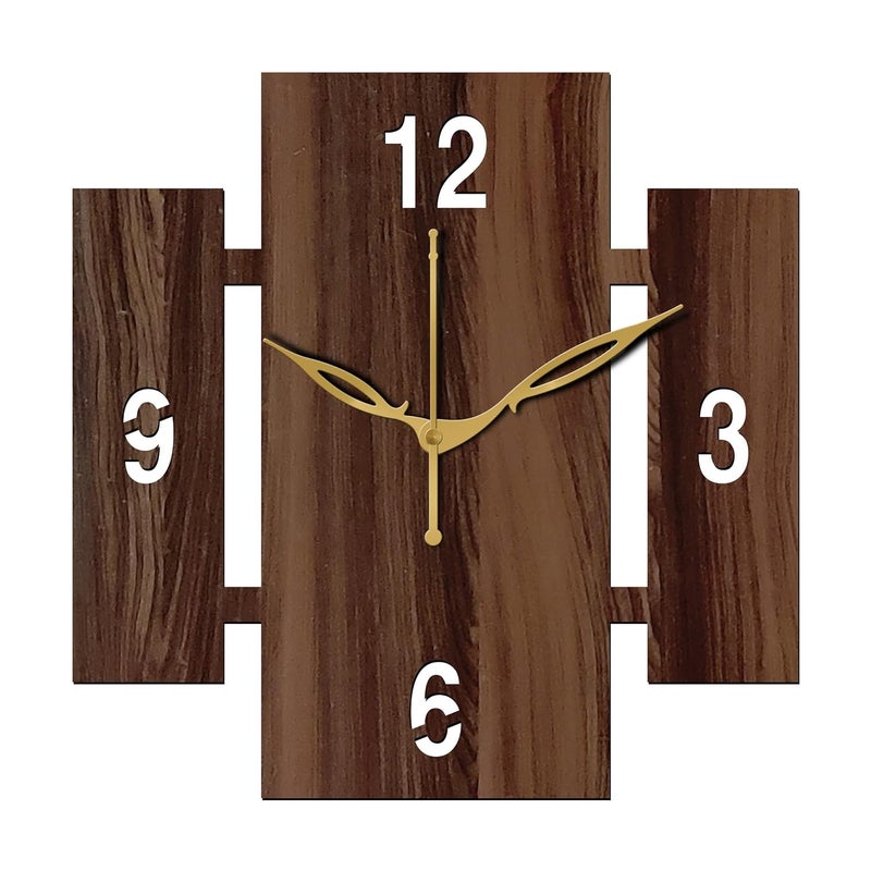 vpk ساعة حائط مربعة بدون زجاج من MDF مقاس 30X30 سم للمنزل (12 بوصة، ونج) - 14 - Image 1