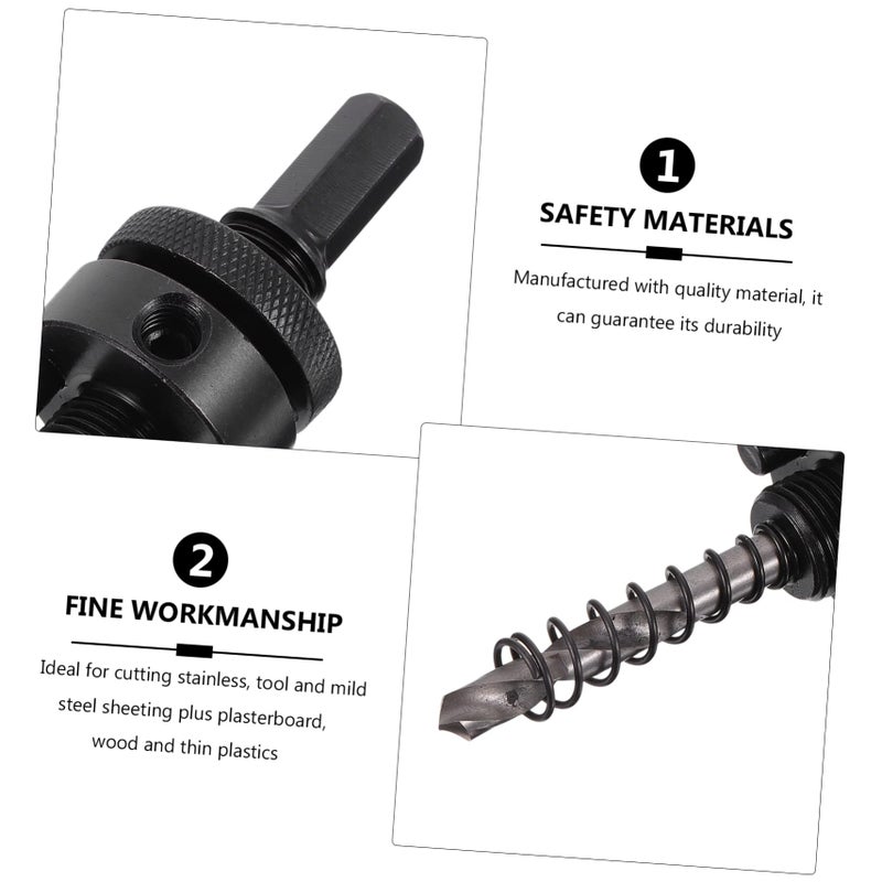 Bimetal Hole Opener Mechanical Tee Center Drill Extension Rod Heavy Duty Tool for Board Drilling - Image 3