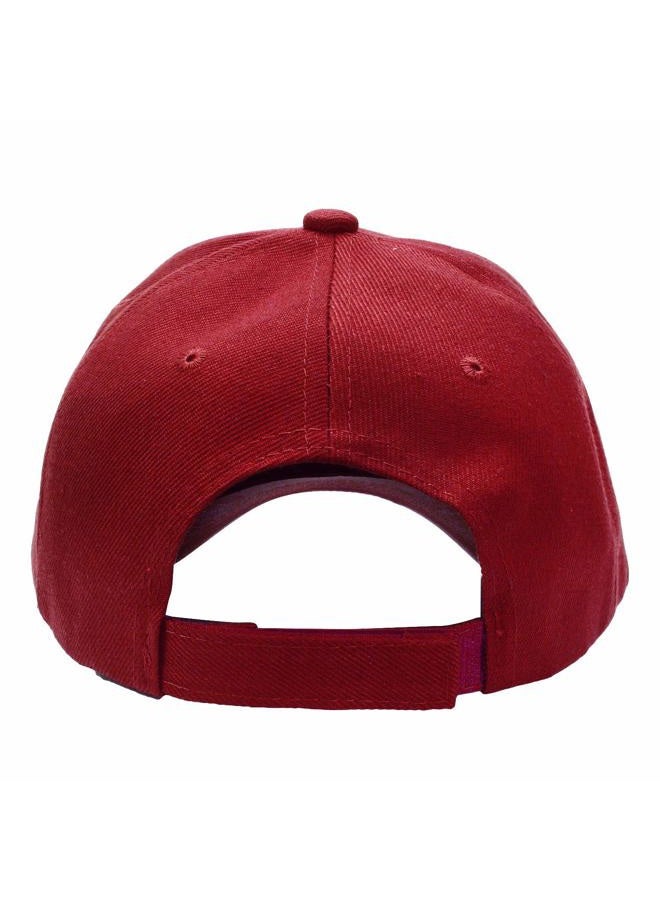 falari baseball dad cap adjustable size for running workouts and outdoor activities, 1pc burgundy, one size, 63-G001-28-Burgundy - Image 3