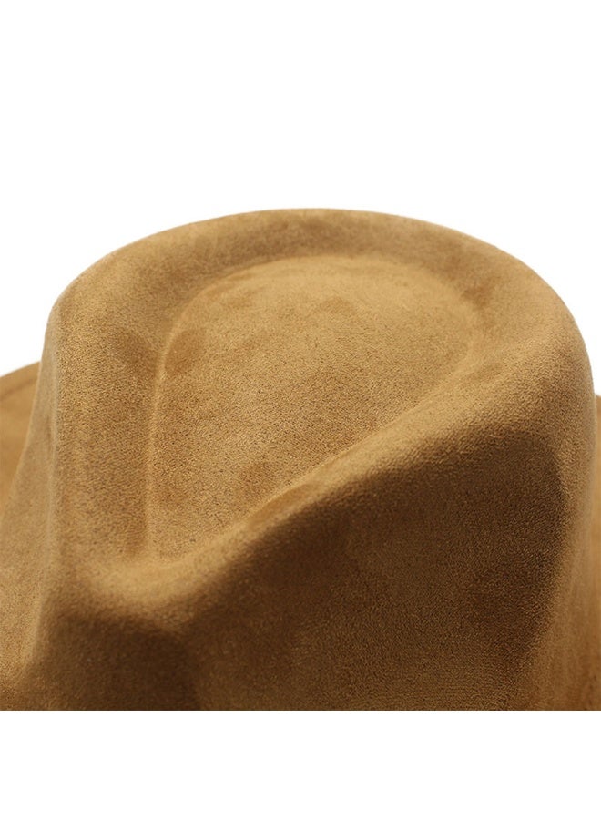 High Grade Unisex Western Cowboy Hat Men Women Classic Roll Up Fedora Hat Travel Desert Beach Cool Wide Brim Soft Cowgirls Cap - Image 3