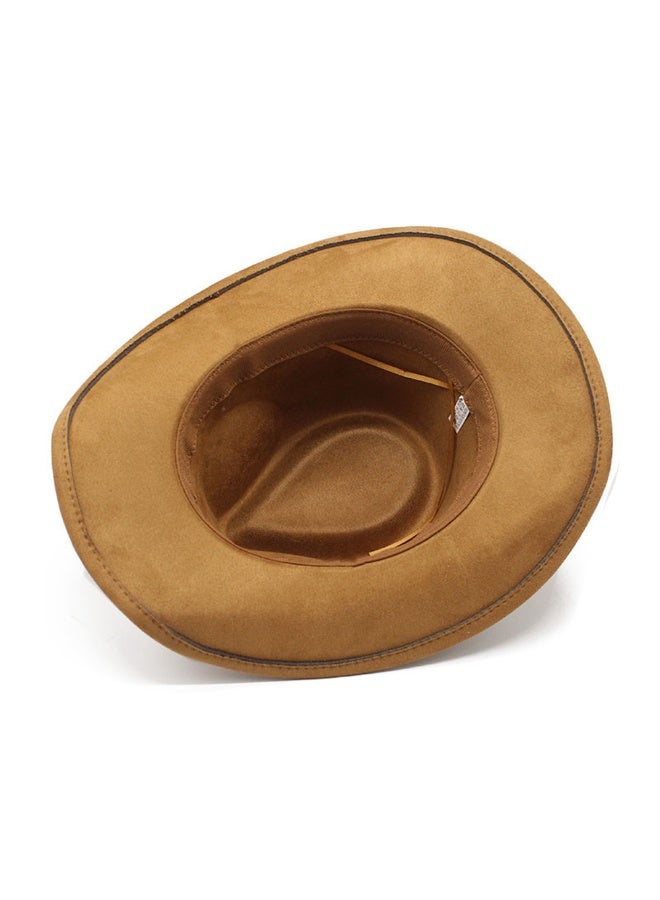 High Grade Unisex Western Cowboy Hat Men Women Classic Roll Up Fedora Hat Travel Desert Beach Cool Wide Brim Soft Cowgirls Cap - Image 2