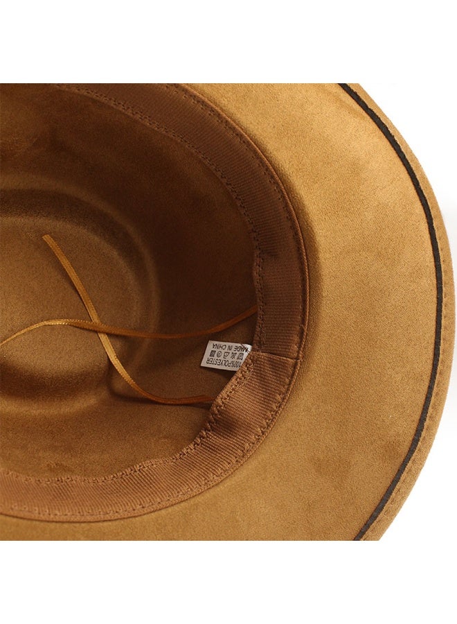 High Grade Unisex Western Cowboy Hat Men Women Classic Roll Up Fedora Hat Travel Desert Beach Cool Wide Brim Soft Cowgirls Cap - Image 4
