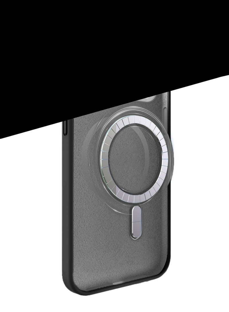 Wtech Honor 600 Pro 5G 2026 Premium Liquid Silicone Compatible With Thin Magsafe Ring Case Cover (MCMPMN) - Black - Image 5