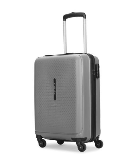 Aristocrat Stratolite Cabin 55 Cm(Small) 4 Wheels Trolley Bags for Travel Hard Case Luggage, Lightweight Bag with Combination Lock & Robust Trolley with 5 Years Warranty (Grey) - Image 2