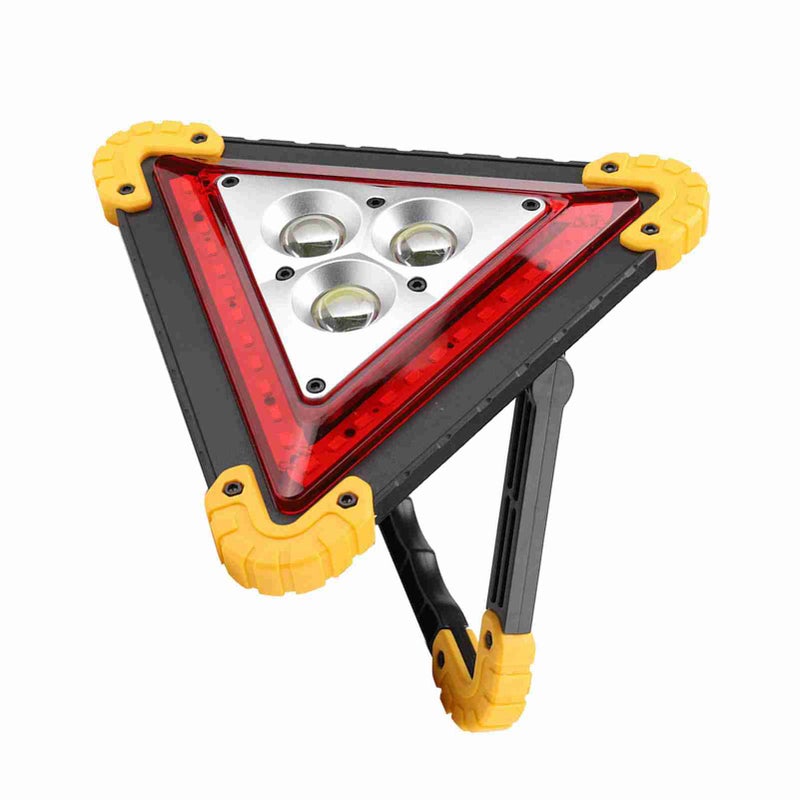 ثلاثية أمان طوارئ لانقطاع عمل السيارة متعددة الوظائف بقوة 30 واط مع ضوء تحذير أحمر LED - Image 4