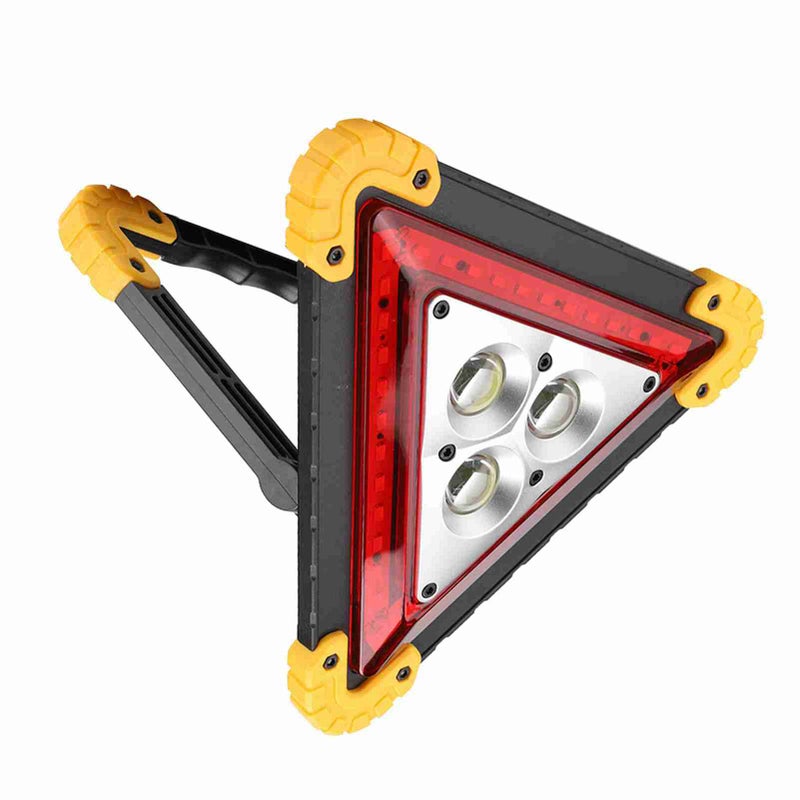 ثلاثية أمان طوارئ لانقطاع عمل السيارة متعددة الوظائف بقوة 30 واط مع ضوء تحذير أحمر LED - Image 5