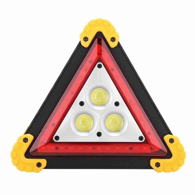 ثلاثية أمان طوارئ لانقطاع عمل السيارة متعددة الوظائف بقوة 30 واط مع ضوء تحذير أحمر LED - Image 1