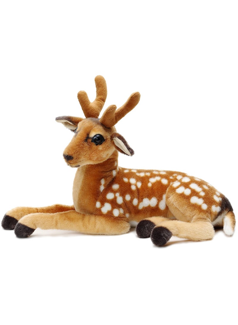 Plush Realistic Giant Soft Plush Toy Deer Stuffed Animals for Children Gifts 90 Cms