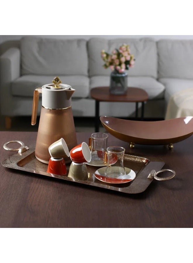 TAVOLO Lareen thermos gray transparent 1 liter - Image 1