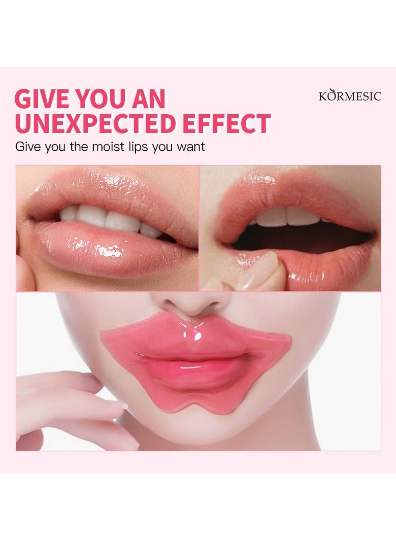 Kormesic 5pcs قناع الشفة الفراولة 8g-الترطيب والإضاءة - Image 4
