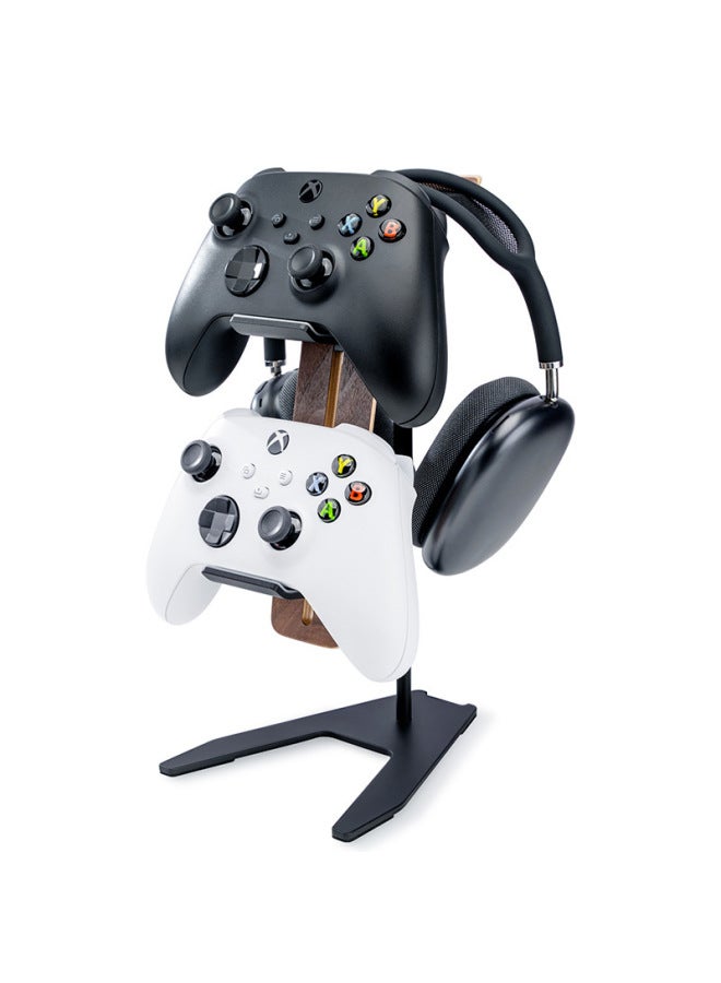 Headset Bracket Game Handle Artifact Headset Earplugs Universal Multi-model College Students' Dormitory Good Storage-Style:Black-base Figure-eight Legs - Image 5