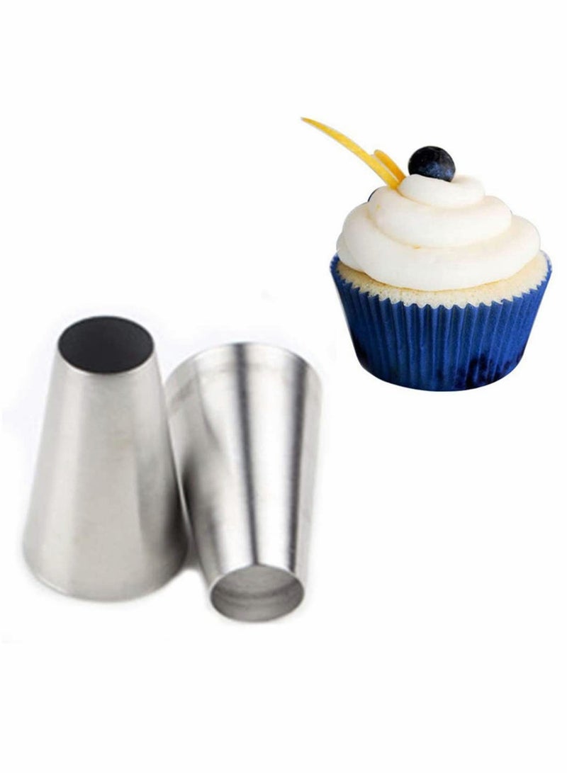 Zikra Large Cake Decorating Tools, 5 Pack Cake Piping Nozzles Tips Kit - DIY Icing Nozzle Tool for Cupcakes - Image 2