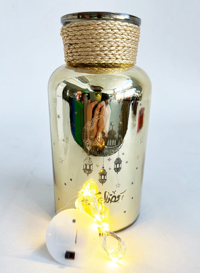 شيانغ يو قطعتان من الهدايا الحديثة الزخرفية الجميلة حفلة منزلية مصباح زجاجة زجاجية مقاومة للماء - Image 3