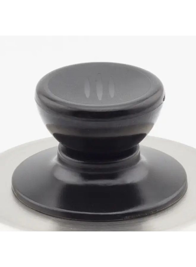9 45 Inch BBQ Cover Thickened Stainless Steel Hamburger Steak Cover Small Pot Lid - Image 4