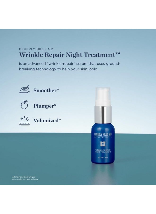 Wrinkle Repair Night Treatment- Correcting Facial Serum For Sensitive Skin, Smoothing & Plumping Formula- Visibly Reduce & Combat Signs Of Aging W/Hyaluronic Acid, Ginseng, Algae - pzsku/Z5ECAEC8E753855FB4733Z/45/_/1734183254/611a8170-7d4e-439a-b7b4-efa5dd5d66ba