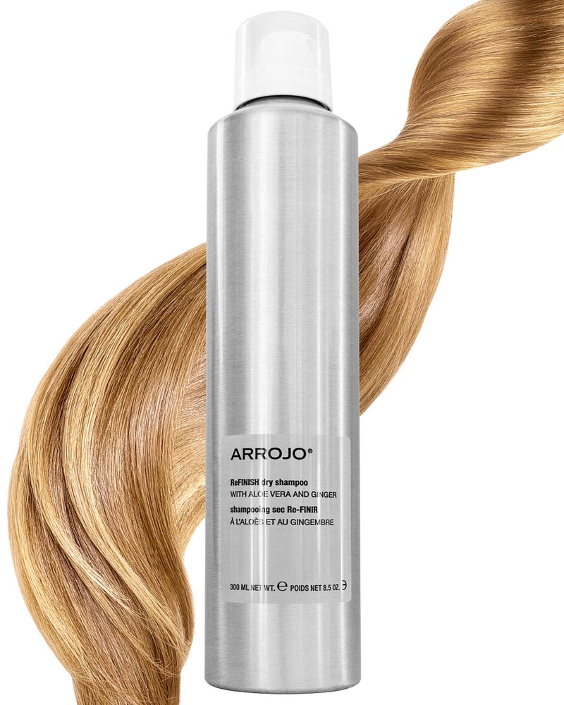 Arrojo ReFINISH Dry Shampoo SulfateFree ParabenFree Volumizing Dry Shampoo Spray for Men Women Absorbs Oil Buildup 85 oz