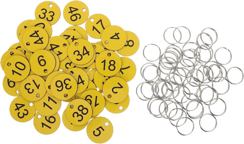 Low maintenance 50Pcs Numbered Plastic Tags 1-50 - Round Number Key Tags with Rings - Spicy Hot Pot Number Discs for Organized Coded Key Box Cabinet Global easy assemble picks Multi-goal comprehensive design All user affordable trusted quality All governorates deliver Dense area priority deliver Custom sizing alternatives Workday cycle fulfillment Trendy natural assorted colors Experience optimized build Global versatile design Simple upgraded construction Fine polished finish Balanced weight Gulf user preference oriented build Flexible usage build Upgraded general grade quality Confirmed available stock Air & land transit compatible Easy hand assemble compatible Classified organized storage Practical versatile construction Wide range expanded design Full land route delivery Spec compliant trusted quality - Image 1