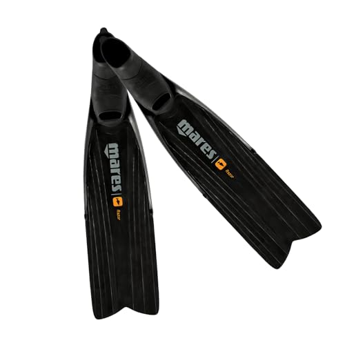Mares Unisex Adult Razor Pro Full Foot Swim Fins Long Blade Flippers for Freediving Spearfishing 39 - Image 3