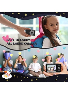 OIMG Digital Camera Autofocus Digital Camera Hd 2 7K 48Mp With 2 8" Large Screen 16X Digital Zoom Portable Mini Camera For Photography Vlogging Camera For Kids Beginners（Black）  - Image 4