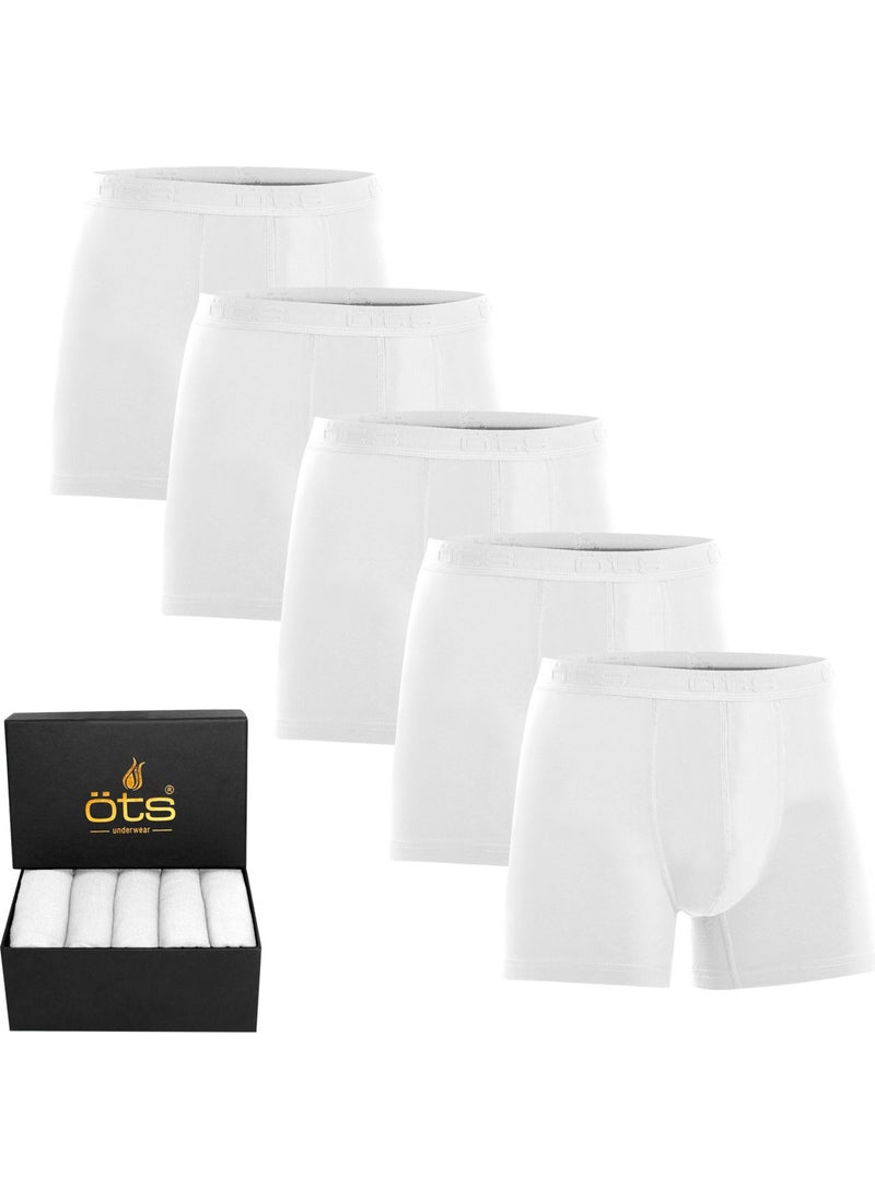 TS - Men's Modal Boxer 5-Pack Cotton Flexible Fabric Premium Special Gift Box, Underwear, Underwear - Image 1