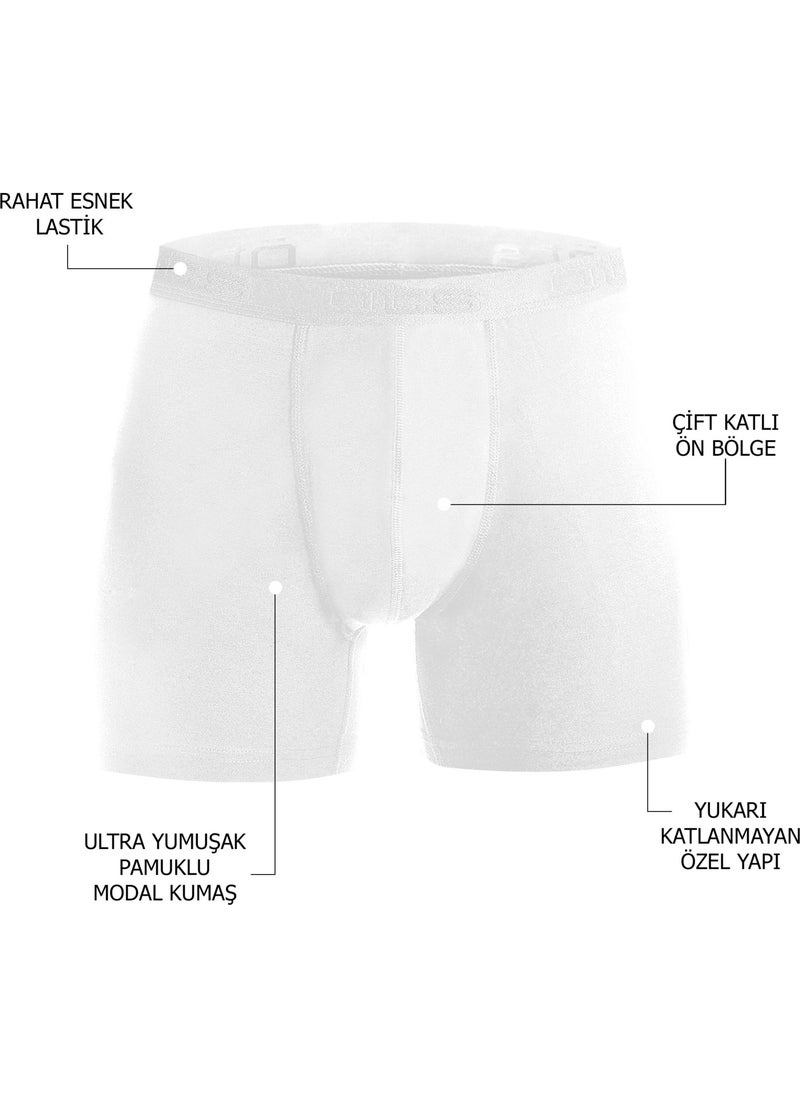 TS - Men's Modal Boxer 5-Pack Cotton Flexible Fabric Premium Special Gift Box, Underwear, Underwear - Image 1