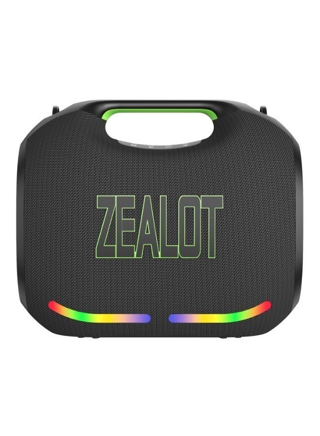 ZEALOT ZE21 Portable Bluetooth Speaker 500W Peak Powerful Deep Bass Stereo Wireless 48000mAh Battery Up to 60H Playtime IPX7 Waterproof 45W Fast Charging RGB Lights TWS for Outdoor Home Party - Image 5