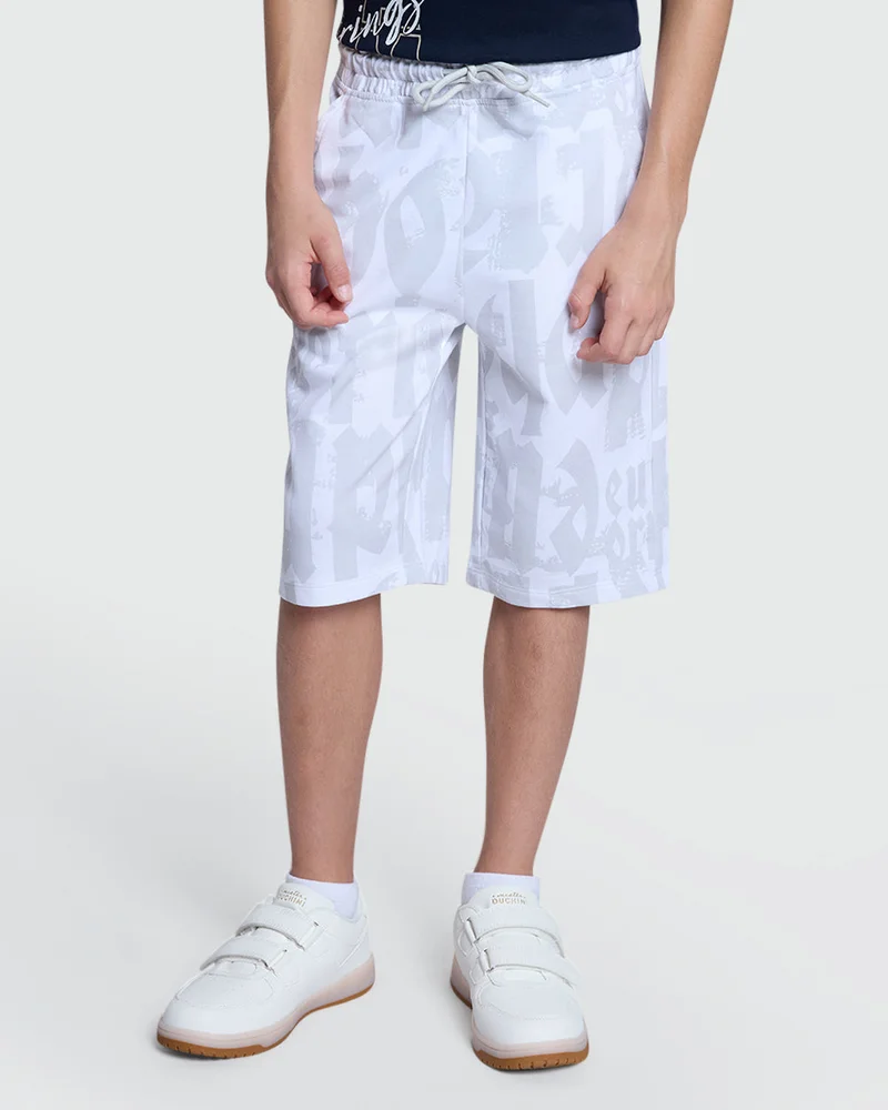 Ovs Brilliant White Boys’ Shorts – Modern Fit