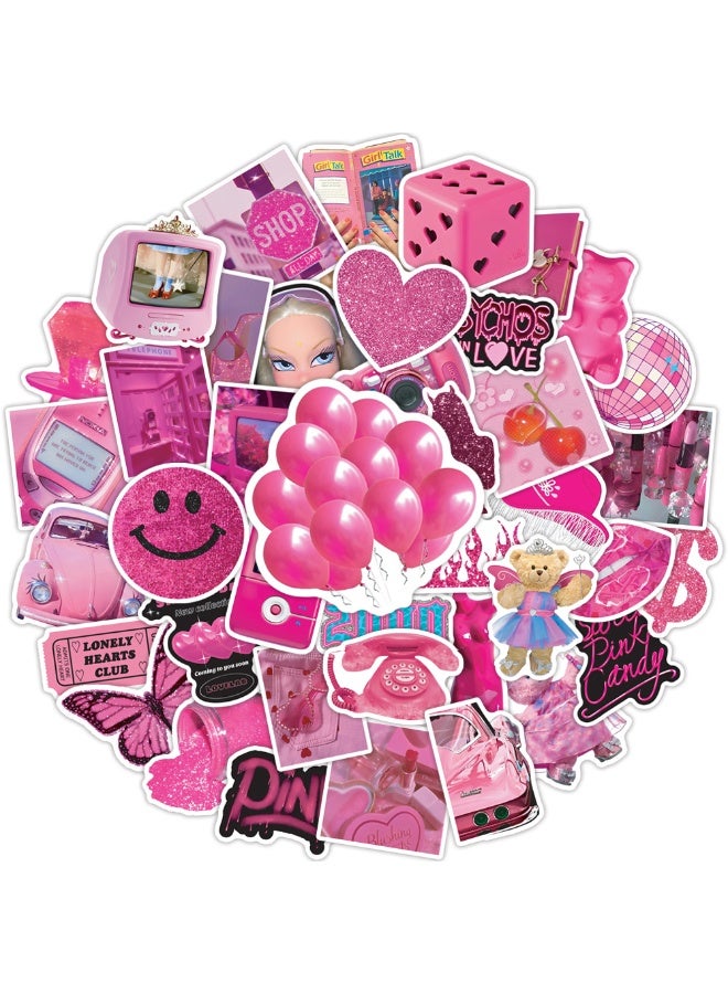 NIBEMINENT 50 Pcs Cartoon Deco Kit Waterproof Stickers, High Definition Printing Bright Colors, Suitable for Laptop Skateboard Luggage Water Bottle Guitar DIY - Image 3