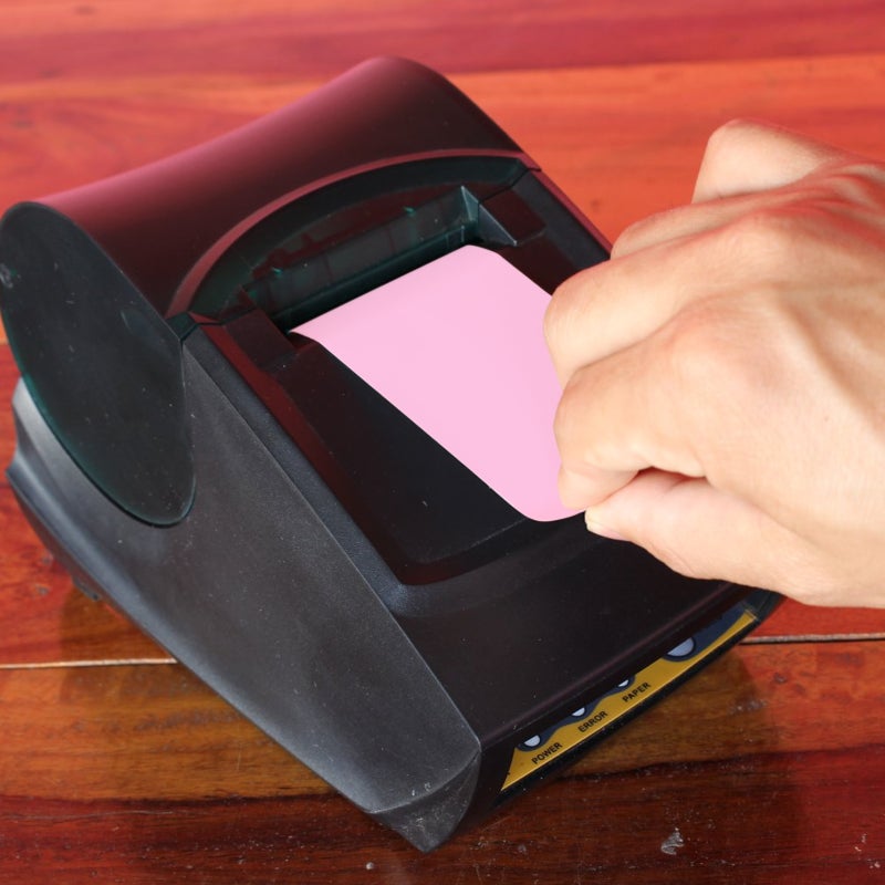 4PCS Printable Sticker Roll Colored Self-Adhesive Thermal Paper Printing Paper - Image 3