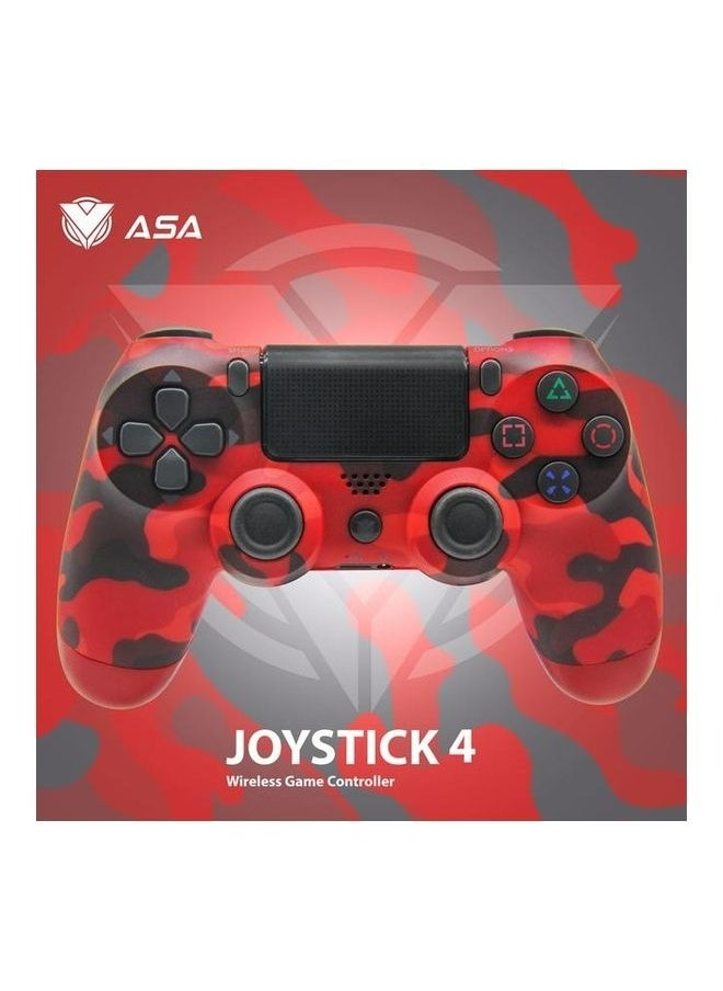 ASA Wireless Joystick For PlayStation 4 - Red  - Image 2