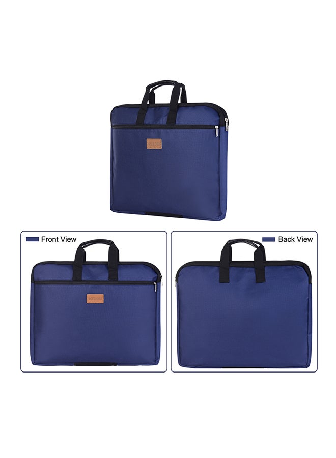 Double Layer Document Holder Zipper File Bag - Image 5