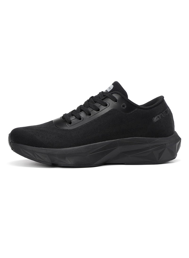 Sky View Athlesiure Men's Running Shoes Walking Tennis Platform Shoes For Men Active Athletic Gym Workout Jogging Comfortable Cushioning Sneakers With Anti-slip Sole  - Image 3