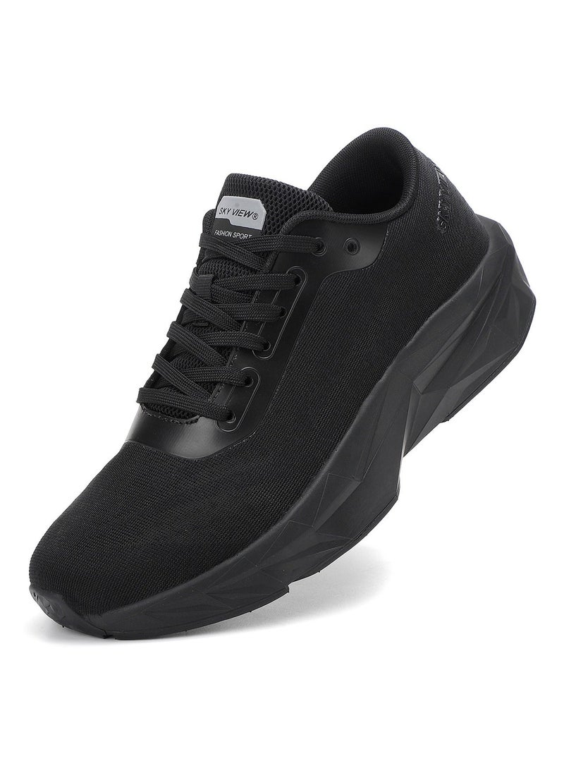 Sky View Athlesiure Men's Running Shoes Walking Tennis Platform Shoes For Men Active Athletic Gym Workout Jogging Comfortable Cushioning Sneakers With Anti-slip Sole  - Image 4