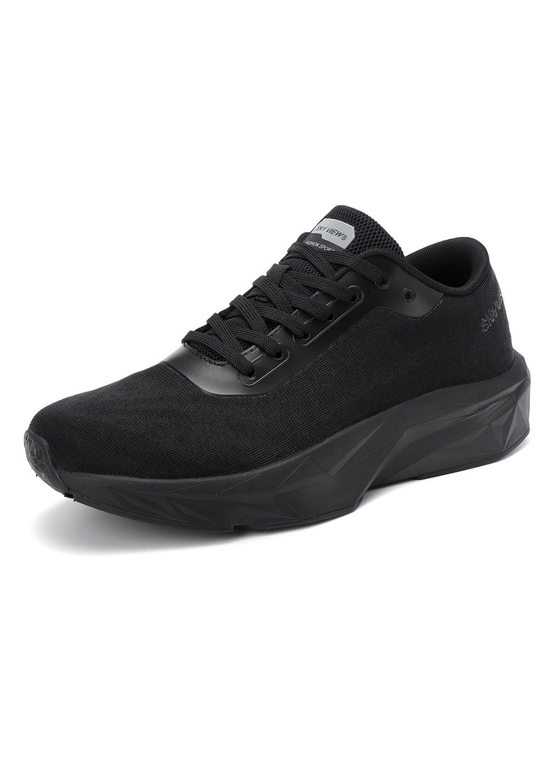 Sky View Athlesiure Men's Running Shoes Walking Tennis Platform Shoes For Men Active Athletic Gym Workout Jogging Comfortable Cushioning Sneakers With Anti-slip Sole  - Image 1