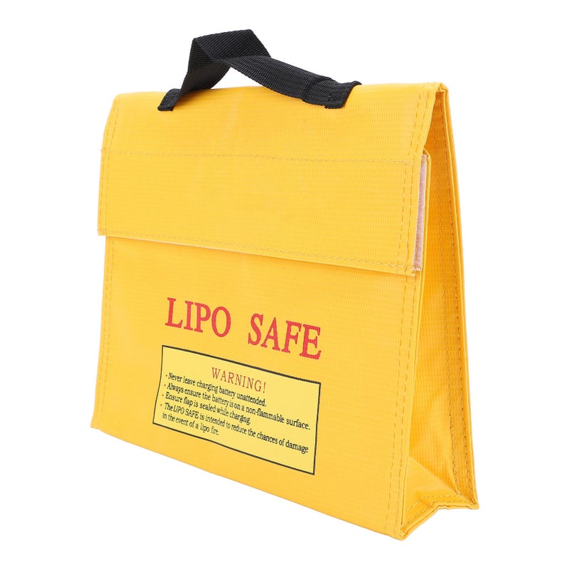 Lipo Safe Bag Lipo Battery Hook and Loop Closure Fireproof Explosionproof Lipo Battery Safe Pouch - Image 2