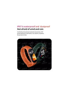PROMASS Smart Bracelet Wristband Waterproof Sport Smart Watch Fitness Tracker Watch Heart Rate Monitor Smart Watch with Message Reminder and Step Counter with Blood Pressure Monitor (green)  - Image 2