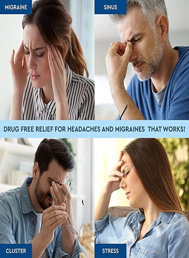 SHOPARAM Migraine and Headache Relief Hat,Cold Therapy Migraine Relief Cap, Flexible Gel Hot Cold Compress Head Ice Pack for Puffy Eyes, Tension, Headaches, Migraines, Sinus & Stress Relief (Blue) - Image 5