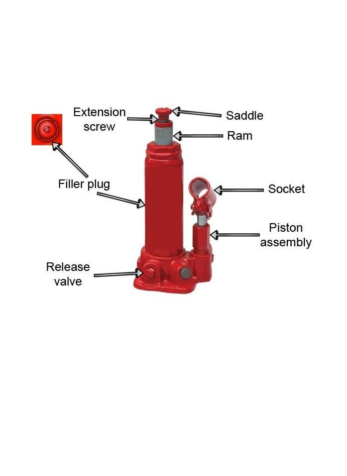California formula-T CAR JACK KIT FOR TRAVEL VAN 6 TON  - Image 5