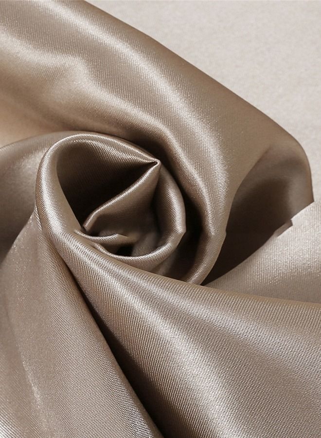 كيس وسادة من الساتان الناعم والناعم من قطعتين لصحة الشعر والبشرة 51 * 102 سم غطاء وسادة يسمح بمرور الهواء للمنزل ذهبي - Image 2