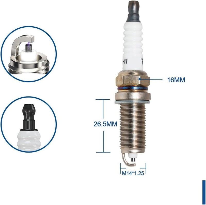 Spark KH6RTC-11 Suitable for 90919-01235 K20HR-U11(4 Pieces with Box) - Image 2
