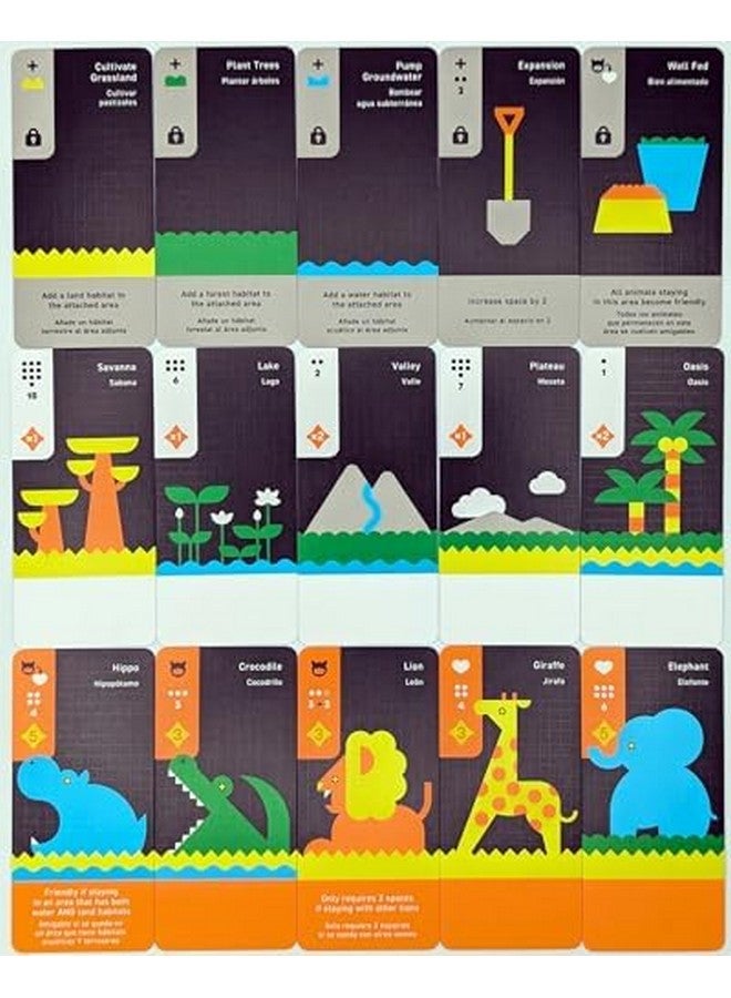 Moving Wild - Strategic Animal Drafting Card Game | 1-6 Players | Ages 8+ | Portable Travel Game