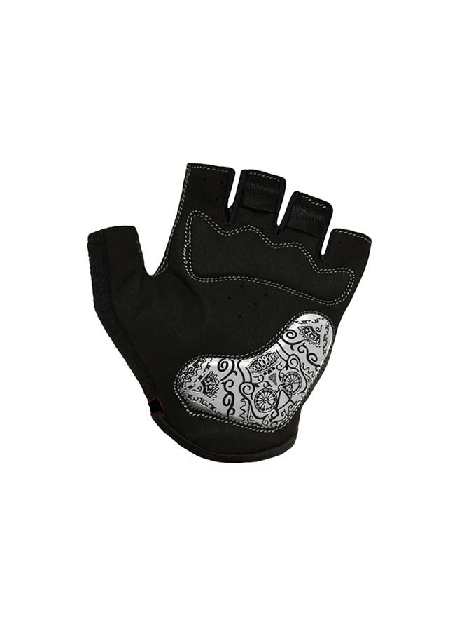 CyCology DAY OF THE LIVING CYCLING GLOVES BLACK. - Image 3