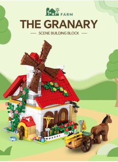 LOOPITYS 720 PCS Farm House Building Toy -  Farm Animals Building Block Set with Horse,  Farm Tools,  Girls Boys Ages 6 -12 Birthday Gift  - Image 1