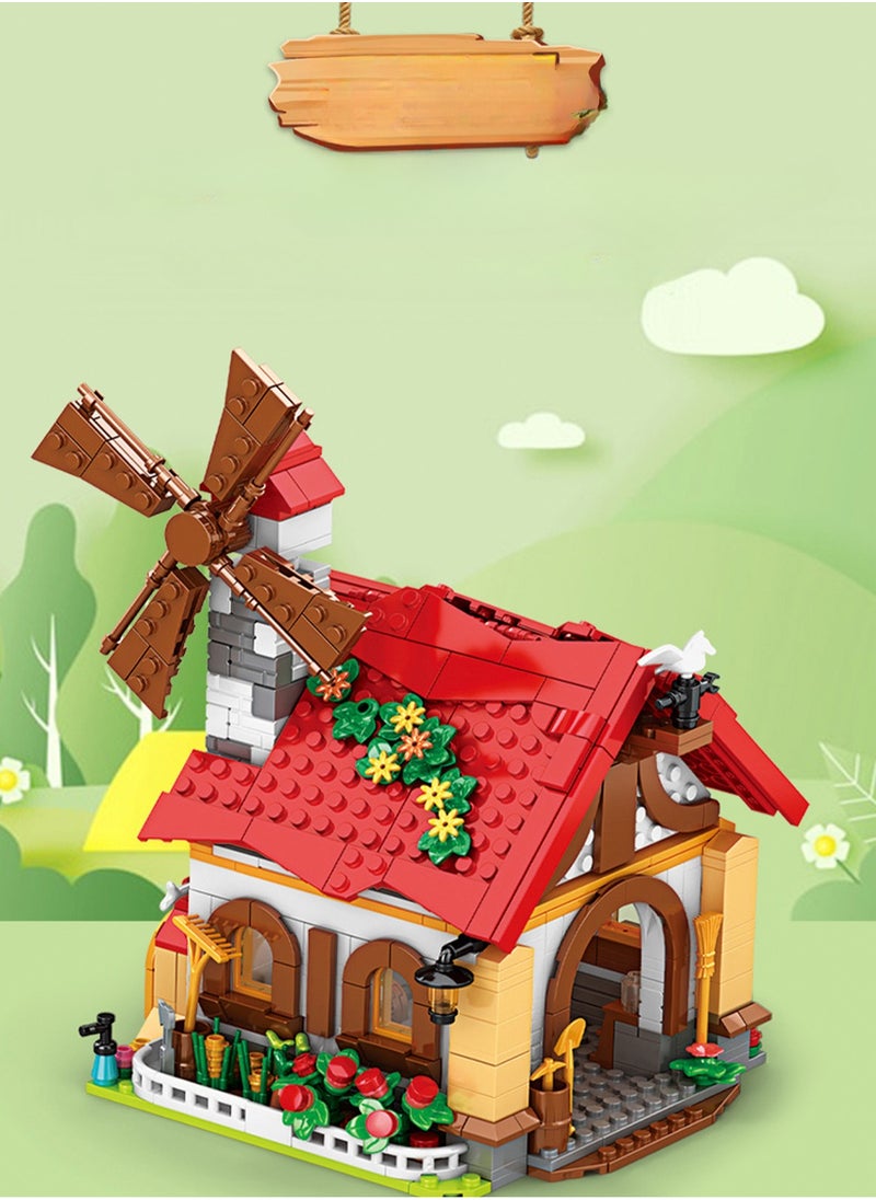 LOOPITYS 720 PCS Farm House Building Toy -  Farm Animals Building Block Set with Horse,  Farm Tools,  Girls Boys Ages 6 -12 Birthday Gift  - Image 2