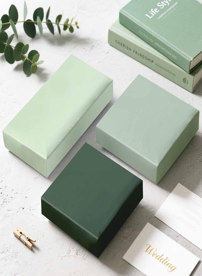 MUNILAIL 60 Sheets Sage Green Tissue Paper 14 x 20 Inches Gradient Green Tissue Paper 6 Solid Green Wrapping Papers for Birthday Wedding Baby Shower Gift Packing Crafts - Image 5
