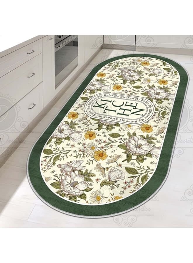 Hendi Mandala Anti-Slip Printed Kitchen Floor Rug, Soft Velvet Face, Multiple Sizes Availbale For Ultimate Comfort and Style - Image 1