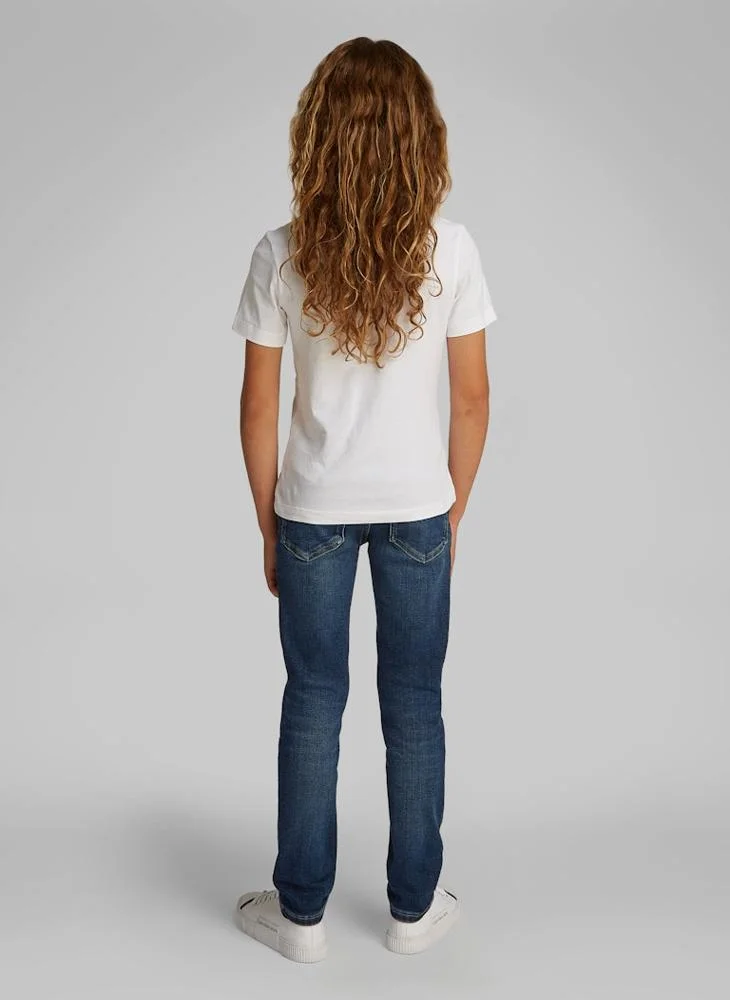 كالفن كلاين جينز Youth 2-Pack Monogram Top